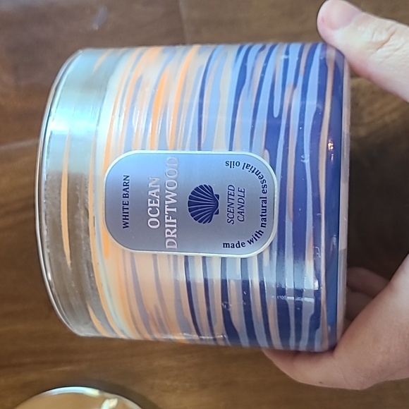 OCEAN DRIFTWOOD 3 Wick Candle Bath And Body Works Sunset Ocean Outside - Picture 3 of 5
